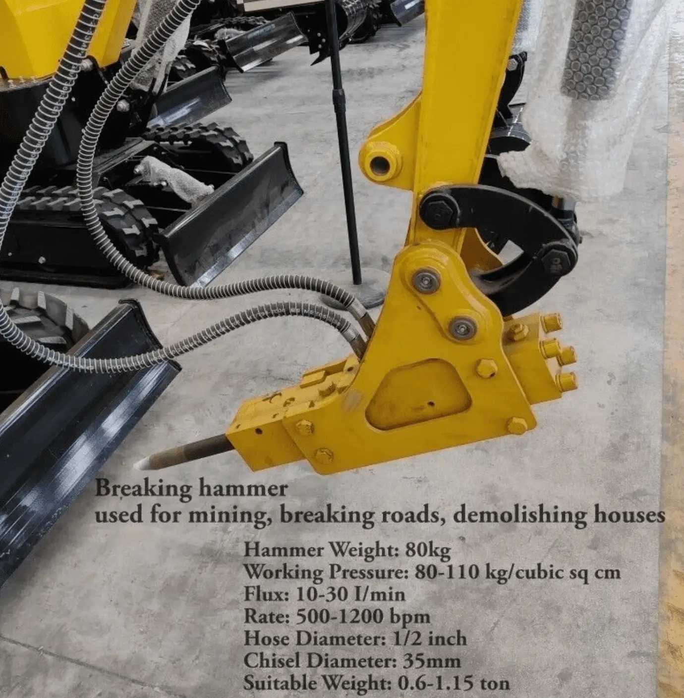 Mini Excavator 5-in-1 Attachment Kit - Image 4