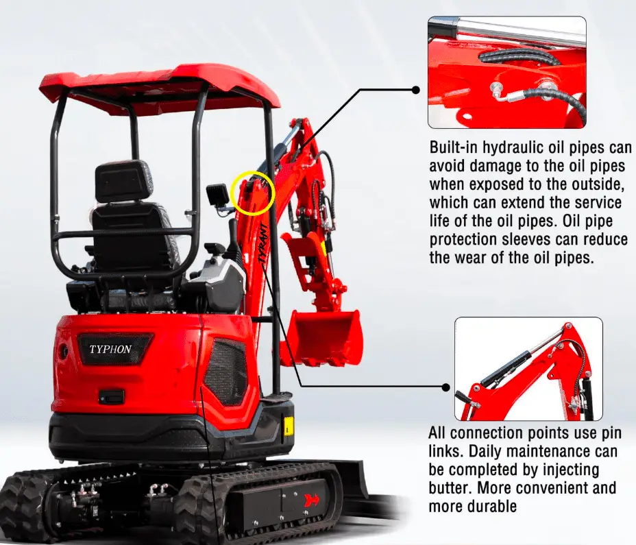 TYRANT 17 Kubota Mini Excavator Kit - Image 6