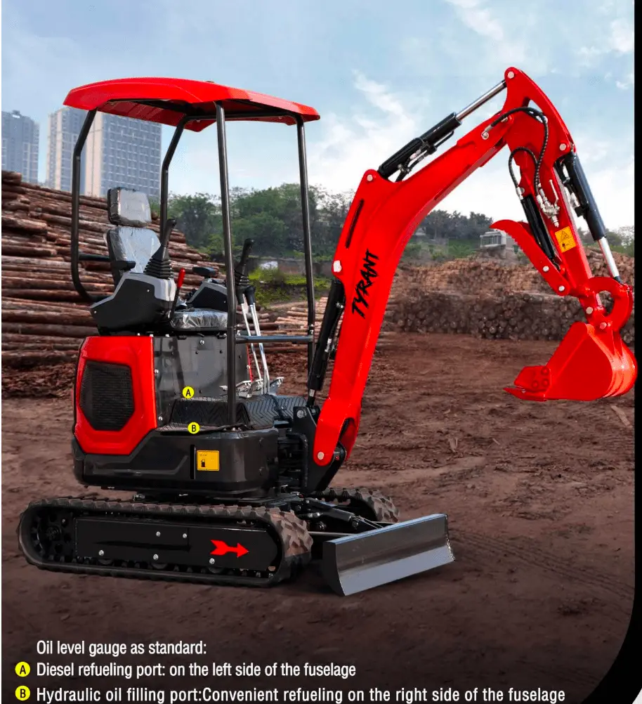 TYRANT 17 Kubota Mini Excavator Kit - Image 5