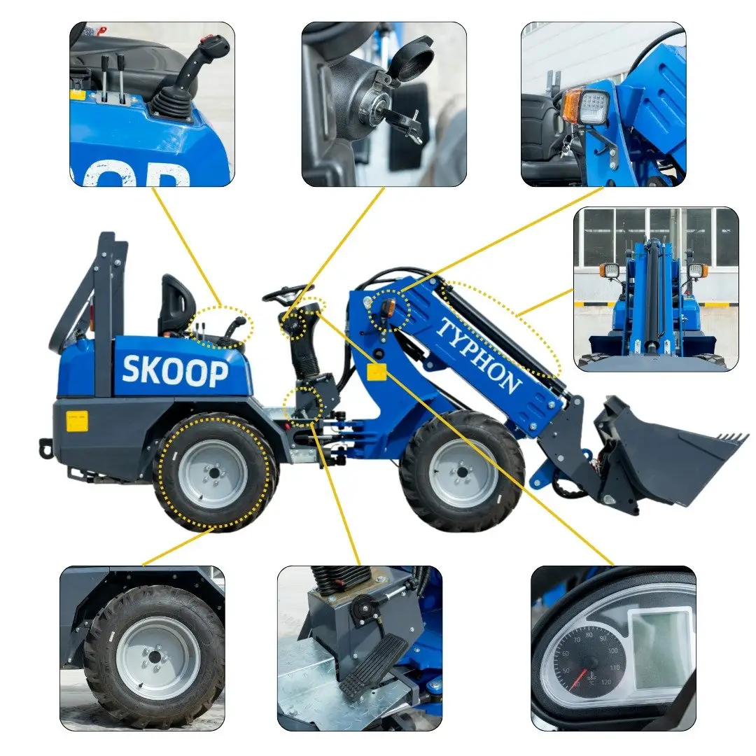 TYPHON Telescopic Wheel Loader 1 Ton - Image 3