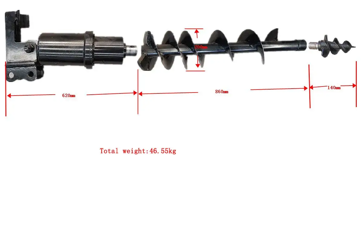 TYPHON Mini Excavator Auger Drill - Image 3