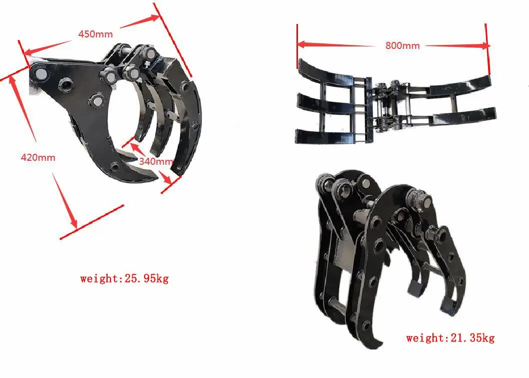 TYPHON Mini Excavator Grapple Tool - Image 3