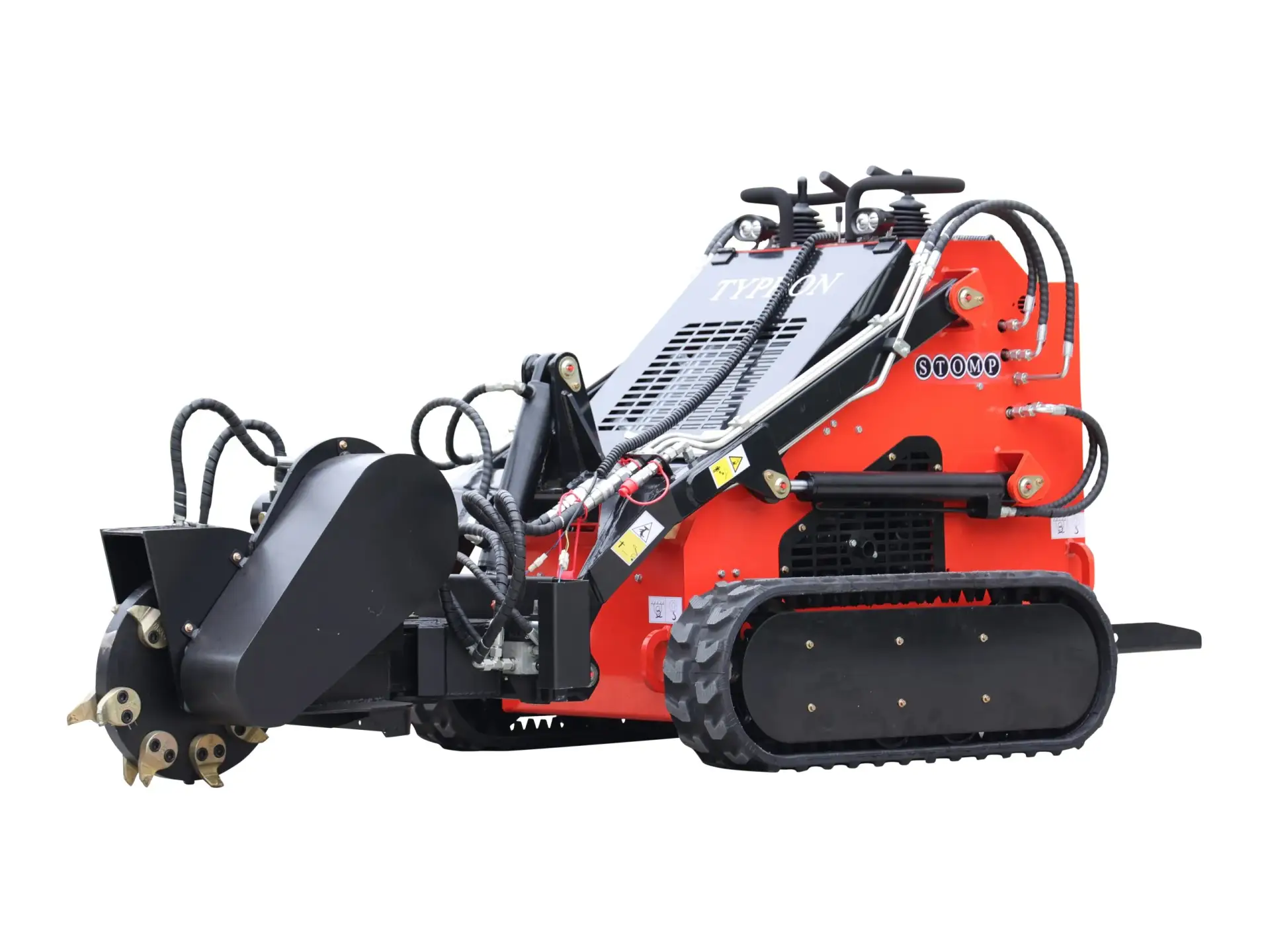 Skid Steer Stump Grinder Attachment