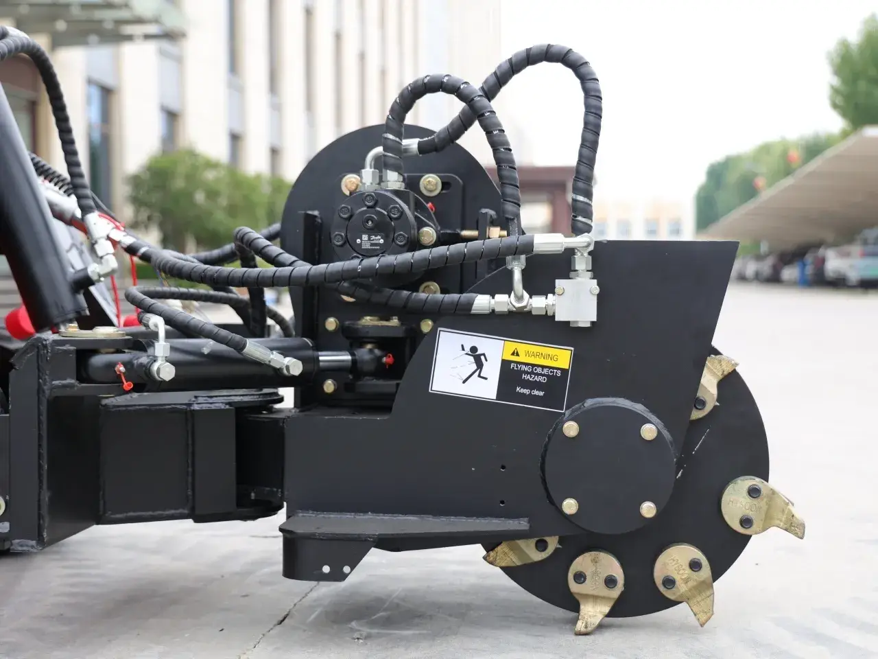 Skid Steer Stump Grinder Attachment - Image 5