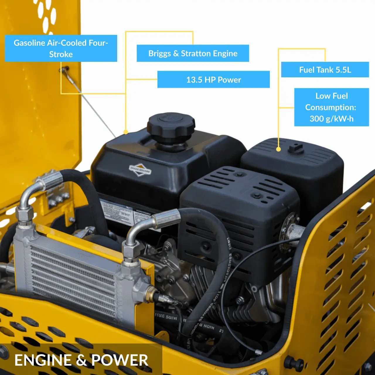 TYPHON FURY 10 1 Ton Road Roller - Image 12