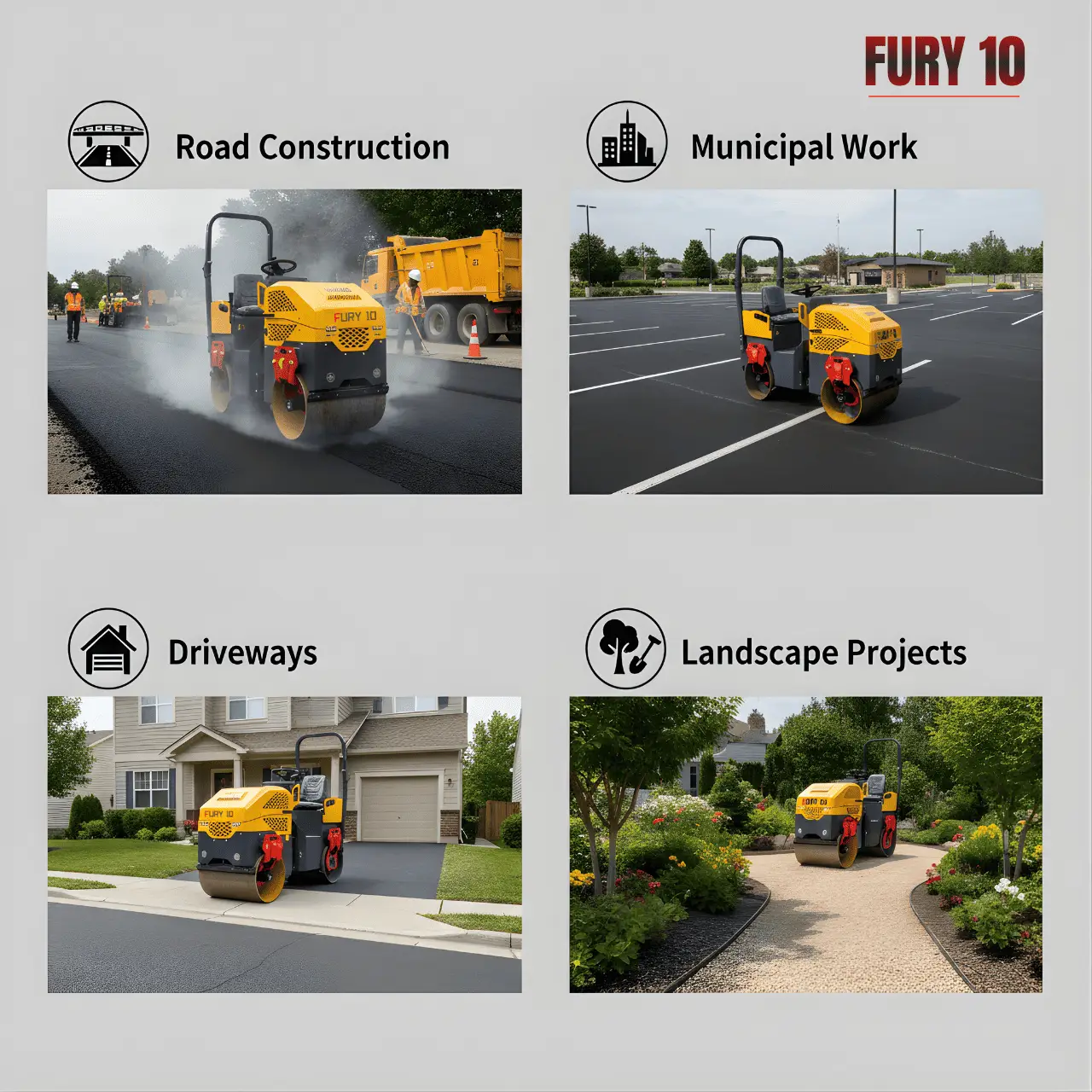 TYPHON FURY 10 1 Ton Road Roller - Image 18