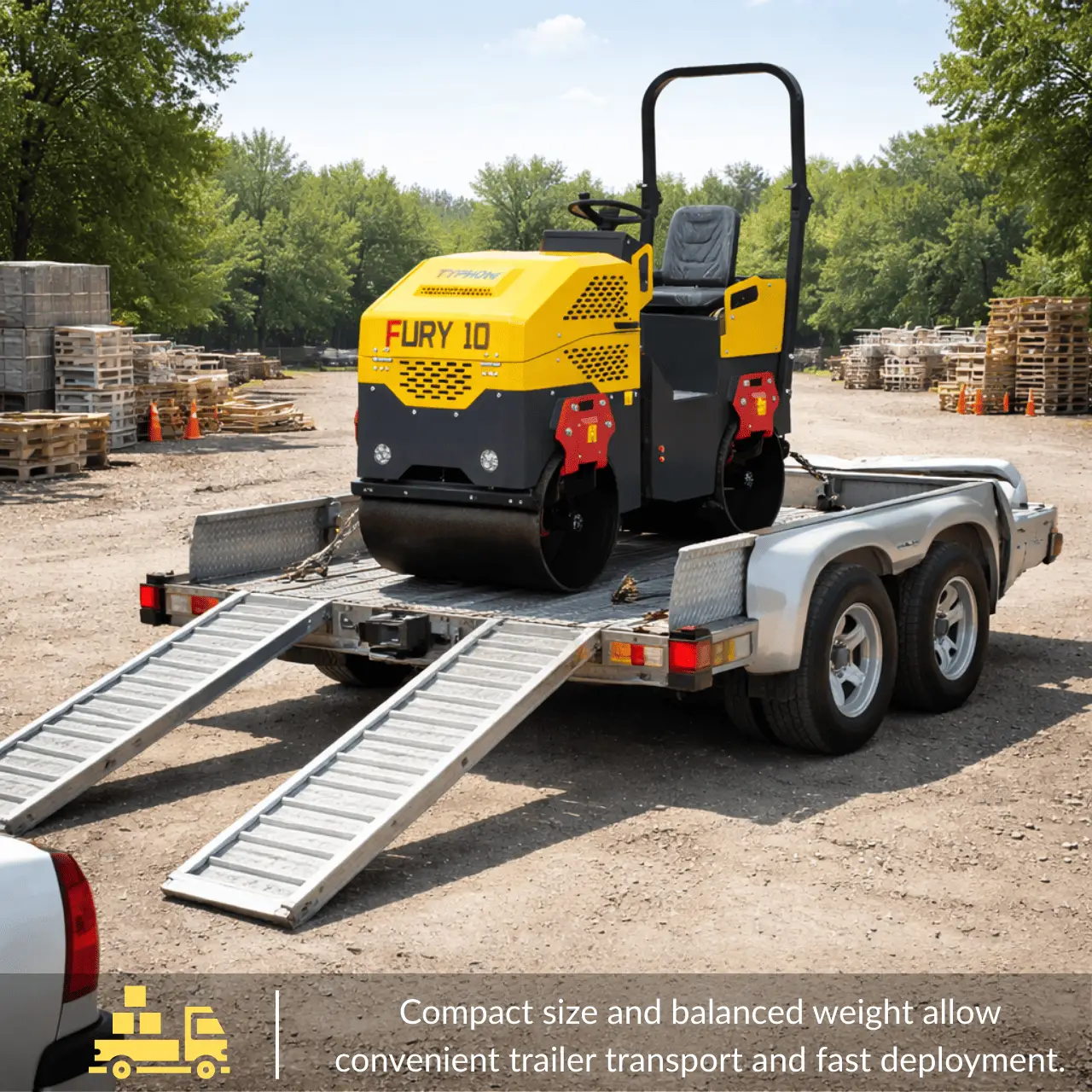 TYPHON FURY 10 1 Ton Road Roller - Image 20