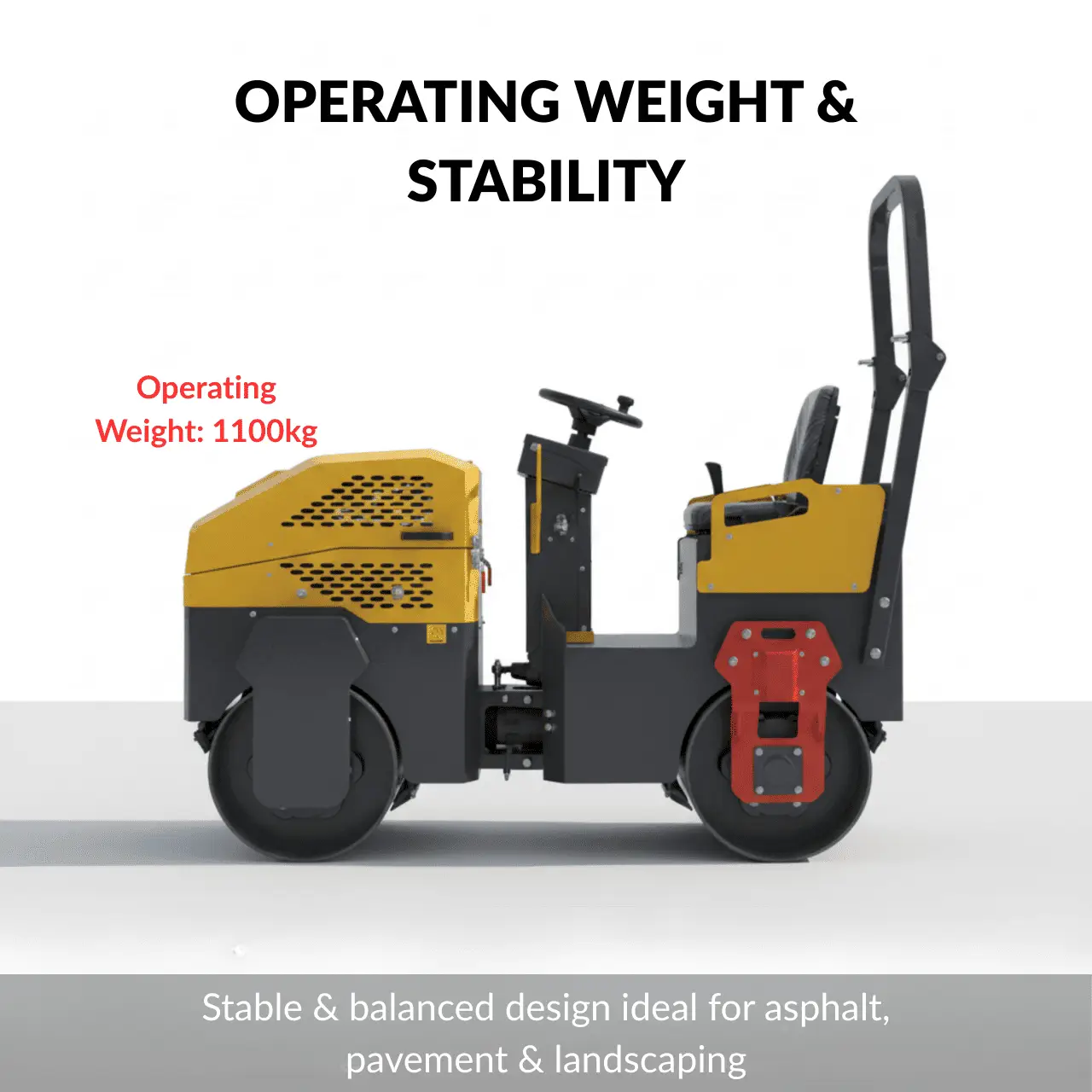 TYPHON FURY 10 1 Ton Road Roller - Image 8