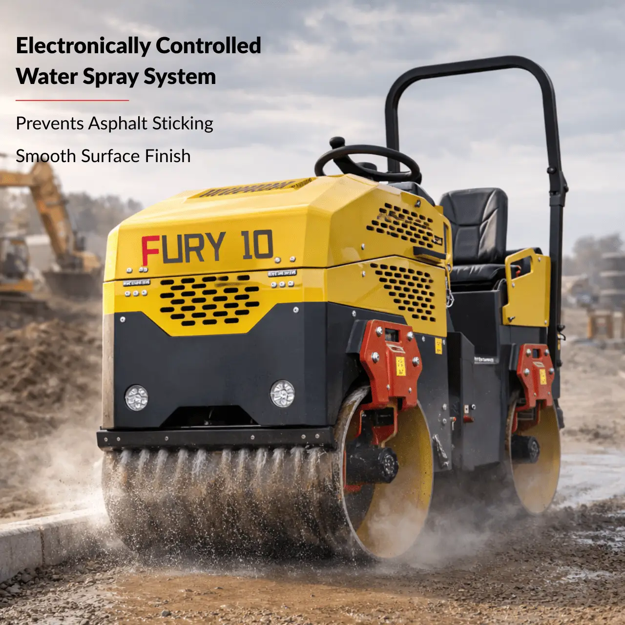 TYPHON FURY 10 1 Ton Road Roller - Image 9