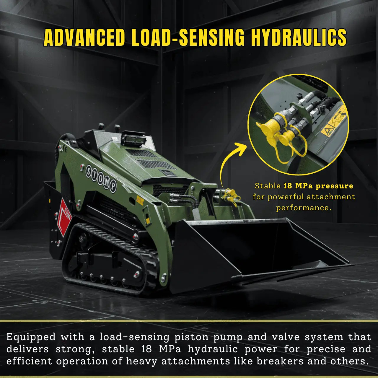 TYPHON STOMP V1000 Diesel Skid Steer - Image 5