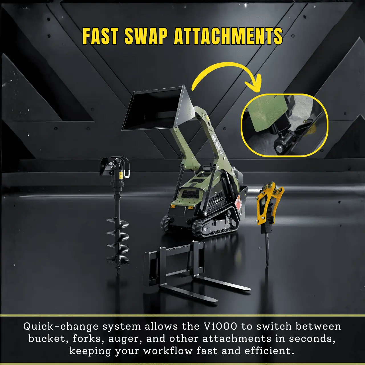 TYPHON STOMP V1000 Diesel Skid Steer - Image 6
