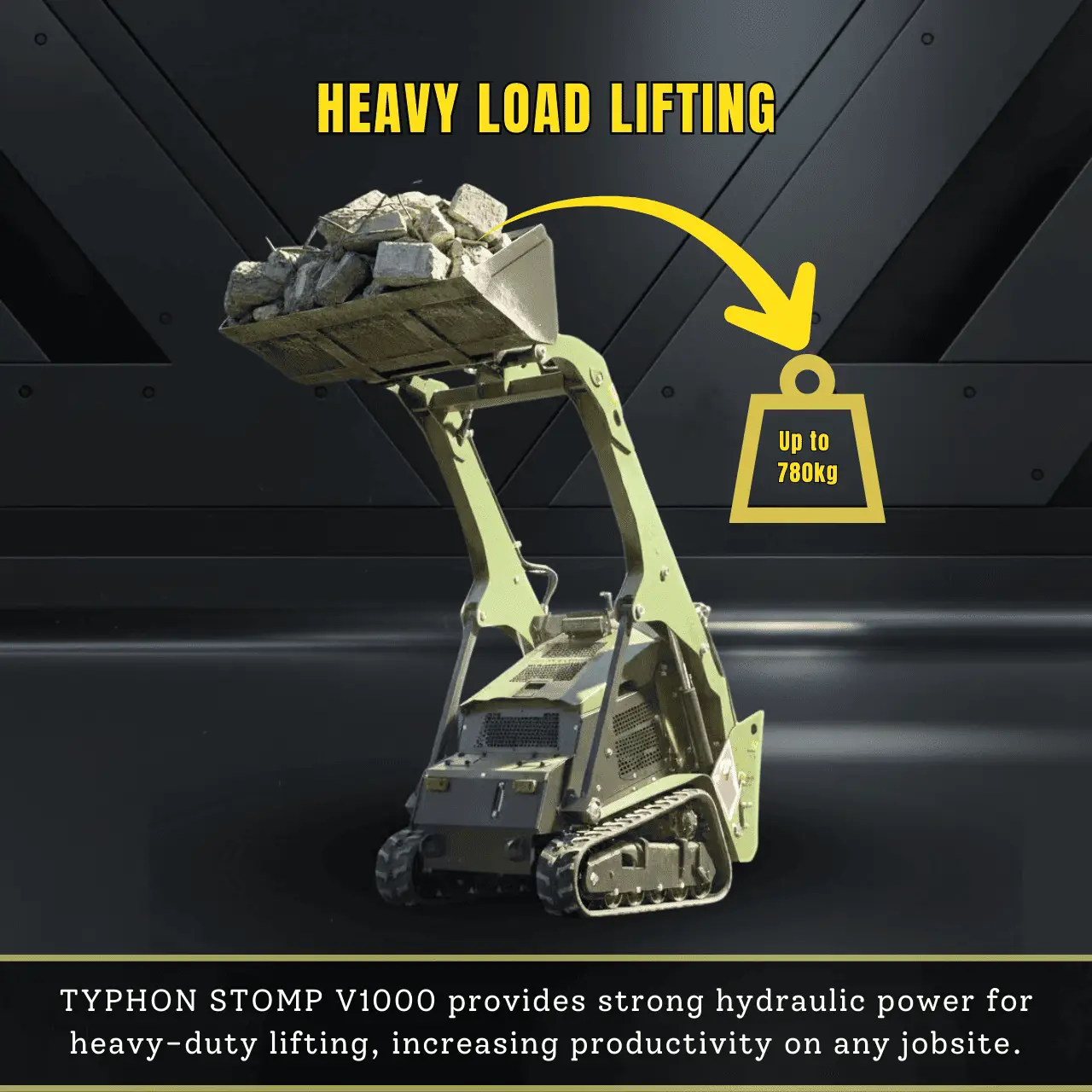 TYPHON STOMP V1000 Diesel Skid Steer - Image 8