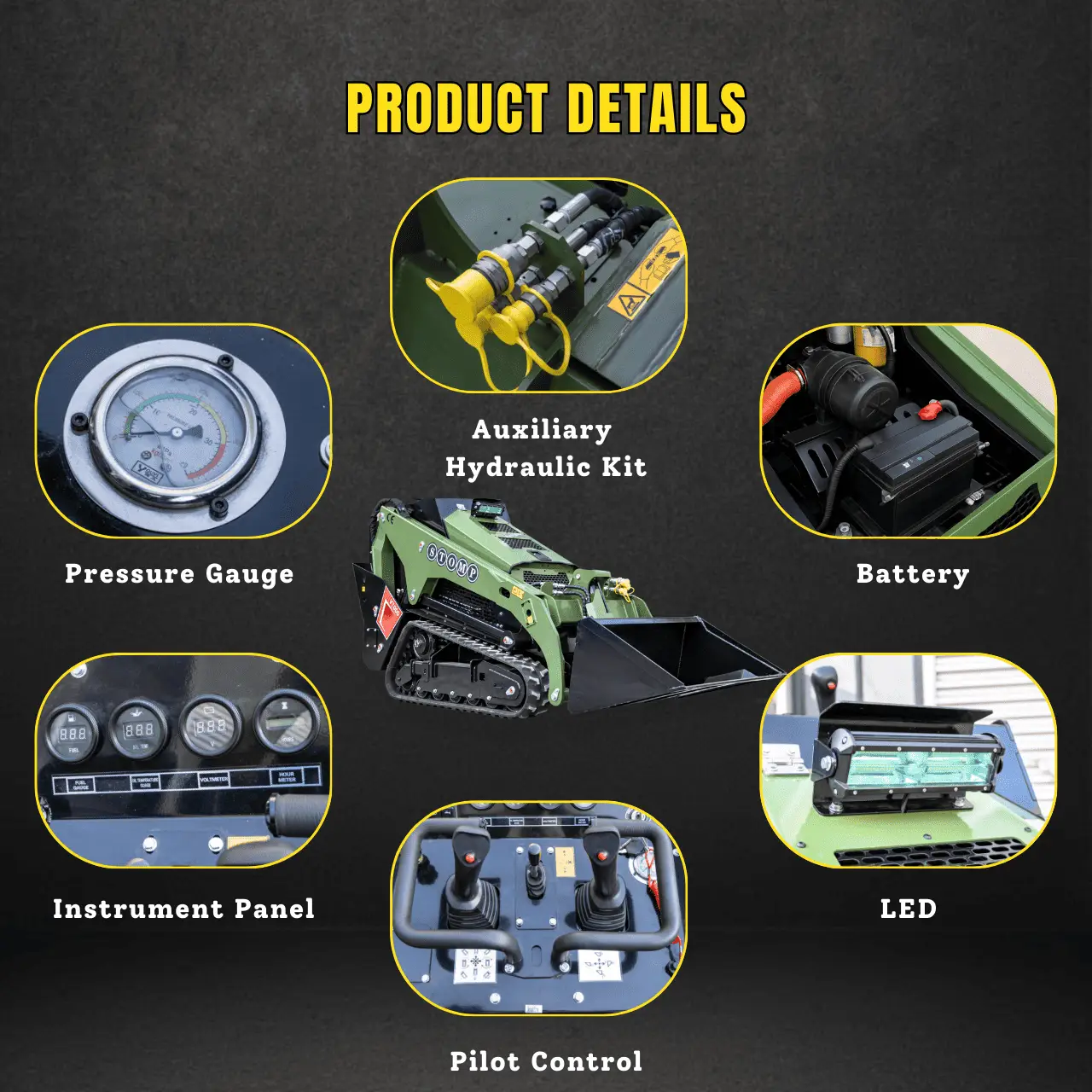 TYPHON STOMP V1000 Diesel Skid Steer - Image 9