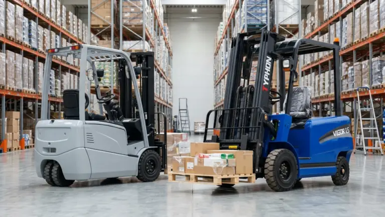 Three-Wheel vs Four-Wheel Electric Forklifts