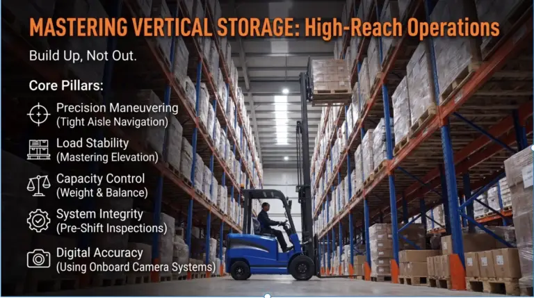A Guide to Using High Reach Forklifts for Vertical Storage