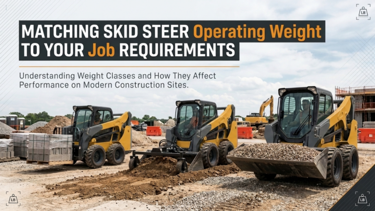 Matching Skid Steer Operating Weight to the Job