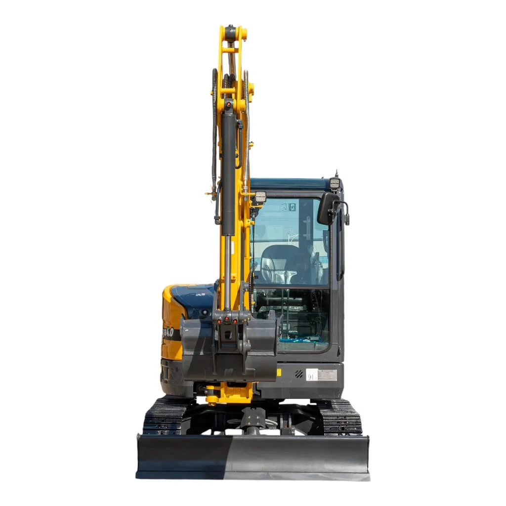 TYPHON NAGA 4.0 Mini Excavator with 4 Ton 24.4hp Yanmar Diesel Engine Metal Track ISO SAE control switch, AC Heater Cabin, 2 Travel Speed - Image 3