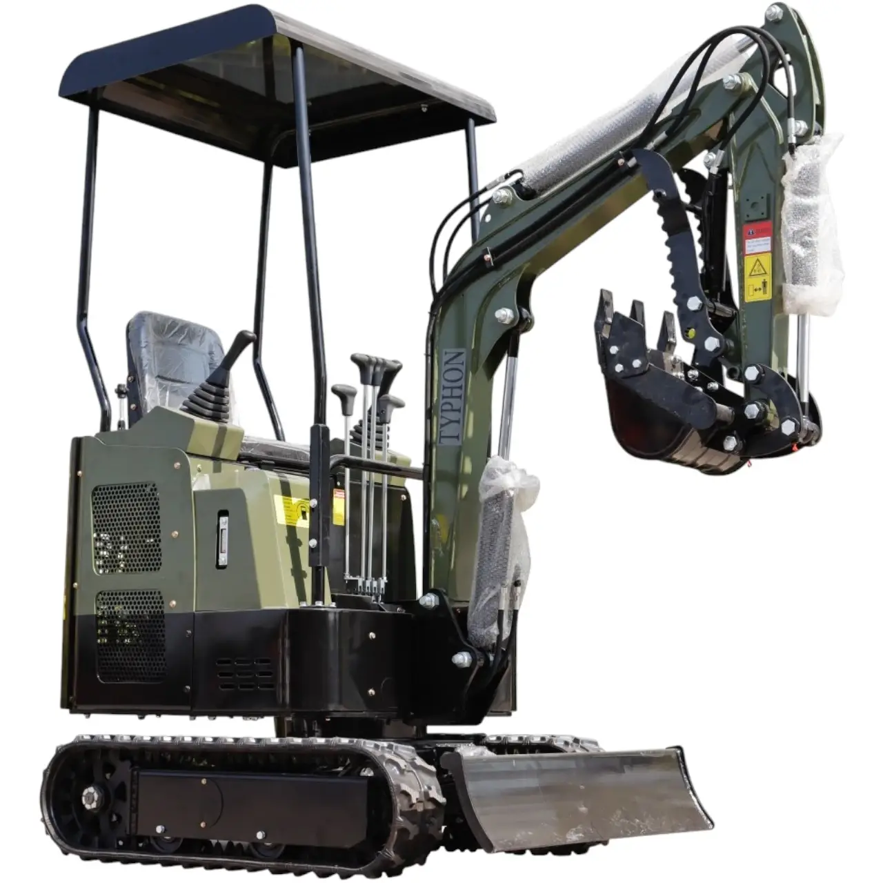 TYPHON TERROR XV STORM Mini Excavator – 1.05 Ton Trench Digger 13.5hp B&S EPA Engine USA - Image 3