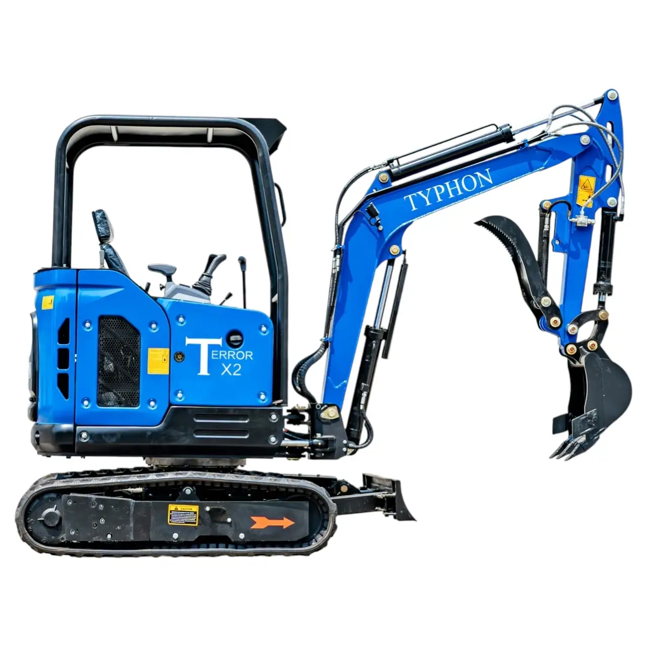 TYPHON TERROR X2 STORM Mini Excavator 2.5 Ton Diesel Kubota V1505 Engine USA - Image 3