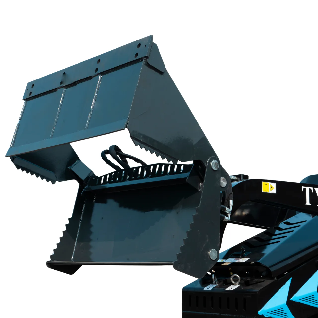 4-In-1 Bucket Combo Mini Skid Steer attachment for TYPHON STOMP X1300 & STOMP 509 - Image 3