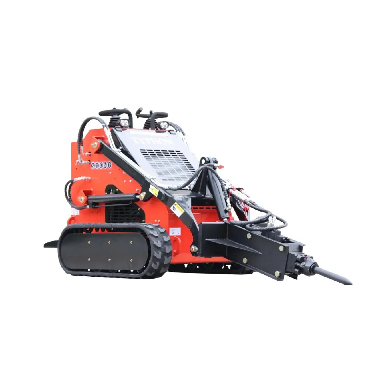 Skid Steer Loader Hydraulic Hammer Concrete Breaker Attachment USA - Image 3