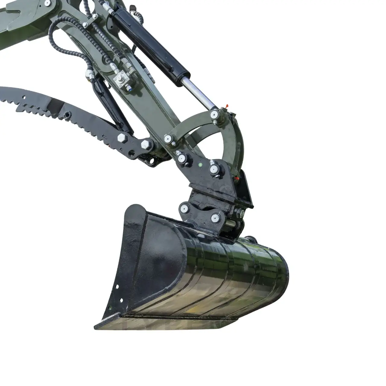 1000mm Leveling Bucket Attachment Digging Bucket USA For TERROR XXV and other 2.1-3 Ton Mini Excavators - Image 4