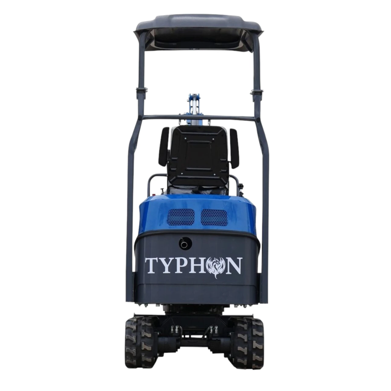 TYPHON TERROR XI STORM Mini Excavator – 1.1 Ton Trench Digger with Boom Swing, Hydraulic Thumb Clip, Bucket USA - Image 5