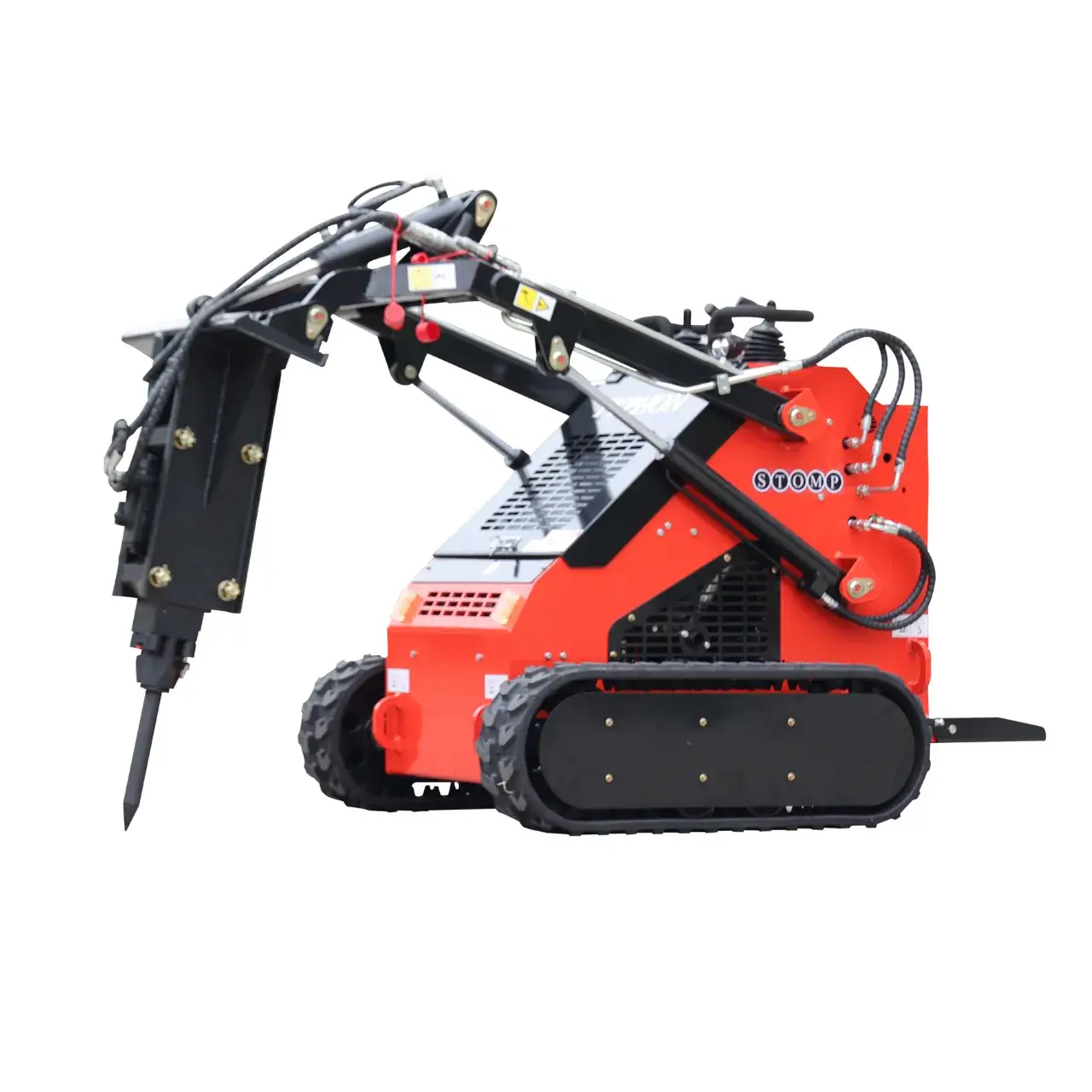 Skid Steer Loader Hydraulic Hammer Concrete Breaker Attachment USA - Image 5