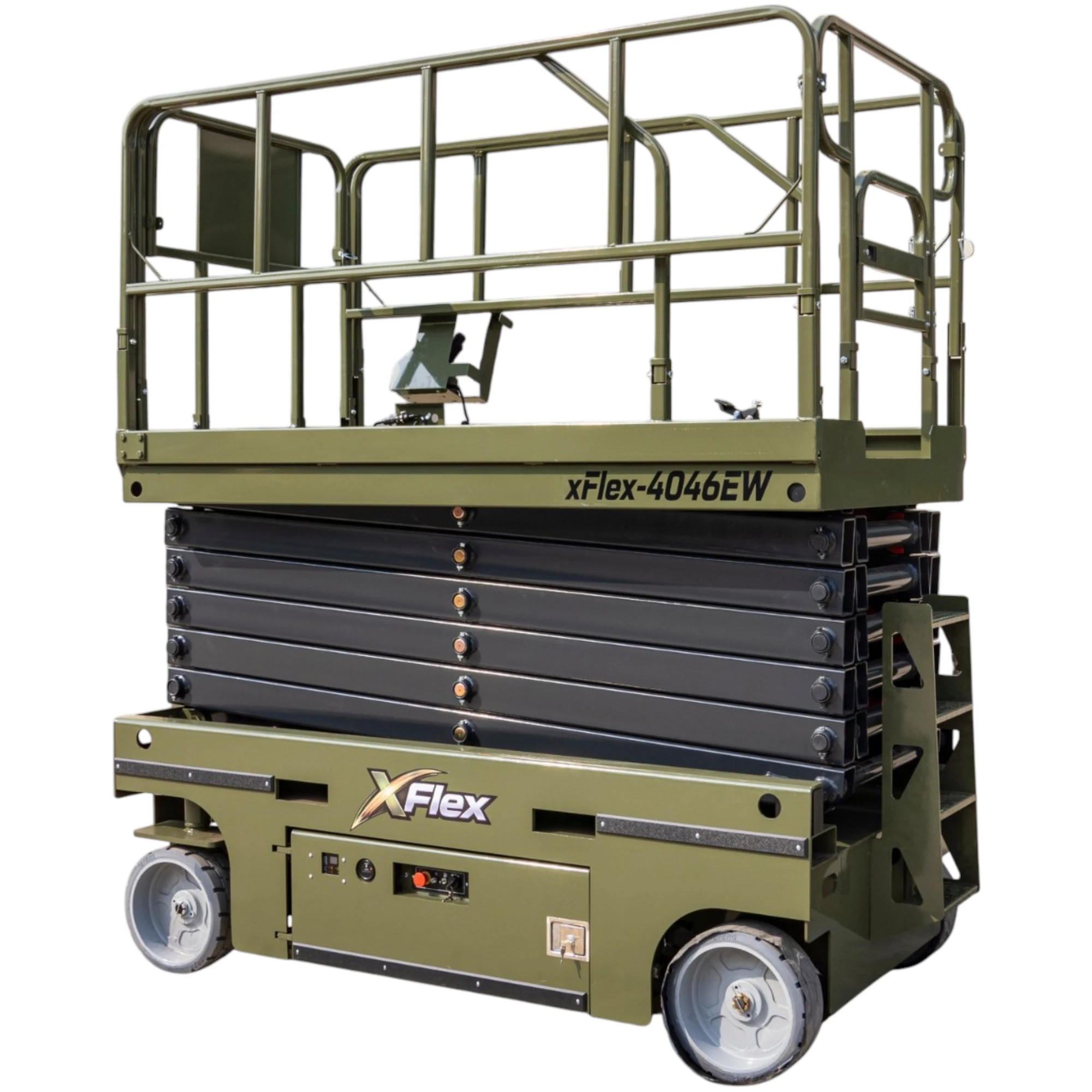 TYPHON xFlex-4046EW Electric Wheel Scissor Lift 2.6 Ton operating weight and 40ft platform height with 705lbs Load Capacity - Image 5
