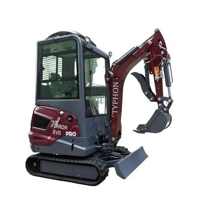 TYPHON TERROR XVII PRO Prestige Edition 4000 lb Enclosed Mini Excavator with Kubota Power & Advanced Hydraulics - Image 13