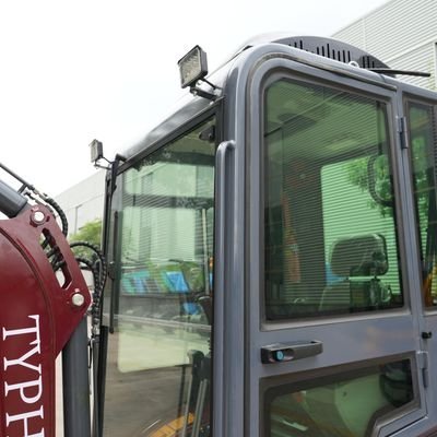 TYPHON TERROR XVII PRO Prestige Edition 4000 lb Enclosed Mini Excavator with Kubota Power & Advanced Hydraulics - Image 23