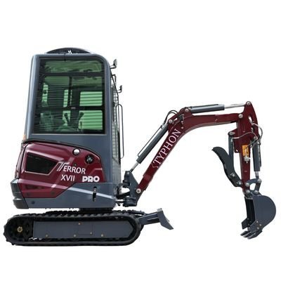 TYPHON TERROR XVII PRO Prestige Edition 4000 lb Enclosed Mini Excavator with Kubota Power & Advanced Hydraulics - Image 17
