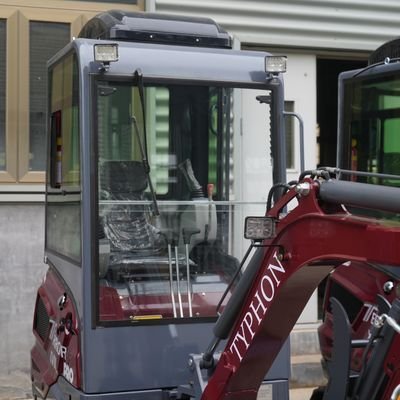 TYPHON TERROR XVII PRO Prestige Edition 4000 lb Enclosed Mini Excavator with Kubota Power & Advanced Hydraulics - Image 22