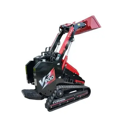 Brand New TYPHON STOMP V900 1.4 Ton Mini Track Loader Featuring Dual Auxiliary Hydraulics & Kubota D1105 25HP USA Engine - Image 23