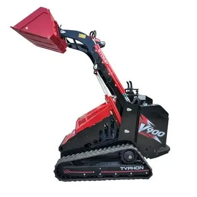 Brand New TYPHON STOMP V900 1.4 Ton Mini Track Loader Featuring Dual Auxiliary Hydraulics & Kubota D1105 25HP USA Engine - Image 26