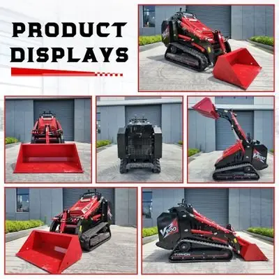 Brand New TYPHON STOMP V900 1.4 Ton Mini Track Loader Featuring Dual Auxiliary Hydraulics & Kubota D1105 25HP USA Engine - Image 11