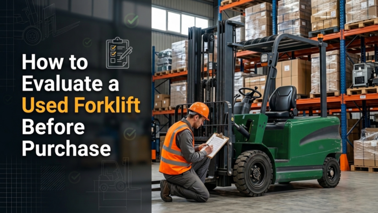 How to Evaluate a Used Forklift Before Purchase
