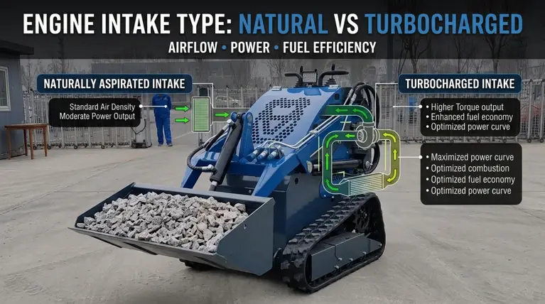 How Engine Intake Type Affects Skid Steer Performance and Efficiency
