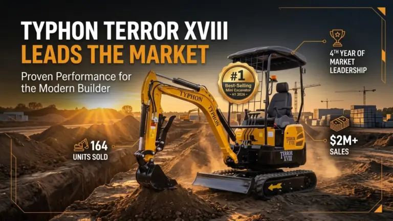 TYPHON TERROR XVIII: The Mini Excavator That Leads the Market