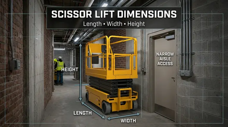 Scissor Lift Overall Dimensions: Understanding Length, Width, and Height